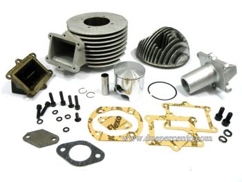 Cilindro da competizione QUATTRINI M1L 60 GTR, 144cc, d60, corsa 51 per Vespa 50/ 50 Special/ ET3/ Primavera/ PK50-125