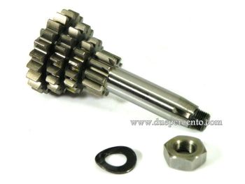 Ingranaggio multiplo DRT 10-14-17-20 denti "RUNNER" per Vespa 50/ 50 Special/ ET3/ Primavera/ PK50-125