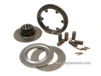 Rapporti secondari 24/63 denti dritti, MALOSSI frizioni 7 molle per Vespa 180-200 Rally /P200E/ PX200/ Cosa 125-200/ T5