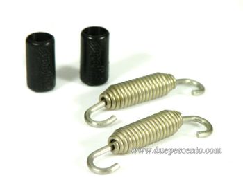 Molle inox a trazione POLINI per espansioni con ganci girevoli e gommini L=53mm - 2 pezzi