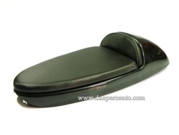 Sella NISA CORSA in abs con cuscino nero per Vespa 50/ 50 Special/ ET3/ Primavera