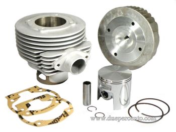 Cilindro da competizione QUATTRINI M1X, 172cc, d62, corsa 57 per Vespa PX125-150/ Lusso/ MY/ GTR/ TS/ Sprint Veloce