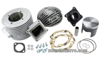 Cilindro da competizione QUATTRINI M-210-TV 210cc, per Lambretta 125 LI/ Special/ DL/ GP/ 150 LI/ Special/ SX/ DL/ GP/ 175 TV 2°-3°