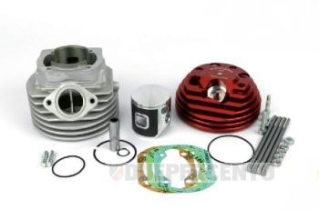 Cilindro da competizione PARMAKIT SP 09 EVO 144cc, d60, biella 105, corsa 51, testa candela laterale, Vespa 50/ 50 Special/ ET3/ Primavera/ PK50-125
