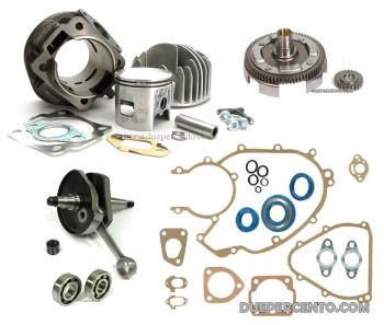 Tuning kit POLINI 102cc con albero cono 19, rapporti 24-72 per Vespa 50/ 50 Special/ ET3/ Primavera/ PK50-125
