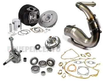 Tuning kit DR 130cc TOP, cono 19 per Vespa 50/ 50 Special/ ET3/ Primavera/ PK50-125