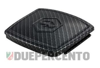 Coperchio chiusura foro contachilometri CARBONE carbon look per Vespa 50 Special/ Elestart