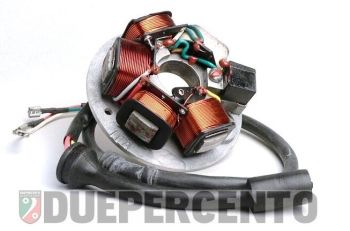 Statore PIAGGIO 8 cavi, 5 bobine per Vespa PK50-125/ S/ SS/ ETS con E-start