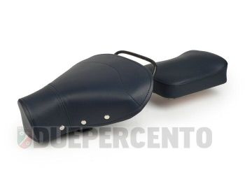 Sella monoposto con cuscino blu scuro per Vespa VNB6T/ Super/ GT/ GTR/ TS/ Sprint/ Sprint Veloce