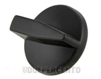Pomello in plastica nera per asta rubinetto benzina Vespa PK50 XL FL/HP/PK125 N/FL