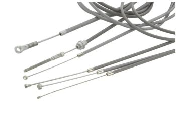 Kit cavi e guaine grigie SIP PTFE per Vespa PK50-125/ S/ SS/ XL/ ETS/ Rush