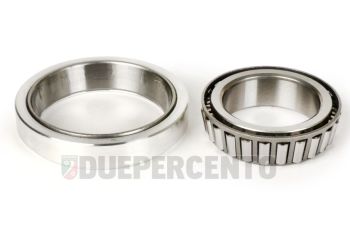 Kit cuscinetti di sterzo inferiore BGM a ralle 2 pezzi per Vespa 50/ ET3/ PK/ PX125-200/ P200E/ Rally180-200/ T5/ GTR/ TS/ 125 VM/ VN/ VNA/ 160 GS/ 180 SS