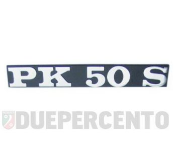 Targhetta laterale "PK 50S" cofano sinistro per Vespa PK50 S, V5X2T