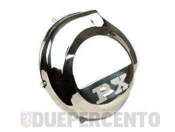 Coprivolano acciaio inossidabile SPAQ per Vespa PX125-200/PE/Lusso /`98/MY/`11/Cosa con starter elettrico
