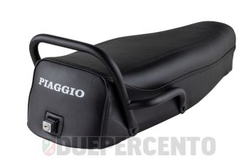 Sella SIP maniglia nera, per Vespa PX125-200/ P200E/ Arcobaleno adatto anche PX/ '98/ MY