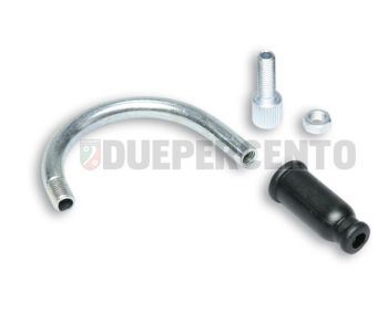 Curva 160° MALOSSI cavo acceleratore per carburatori DELL'ORTO SHA/ PHVA/ PHBG/ PHBH/ PHBL/ PHF/ PHM