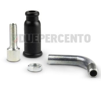 Curva 70° MALOSSI cavo acceleratore per carburatori DELL'ORTO SHA/ PHVA/ PHBG/ PHBH/ PHBL/ PHF/ PHM