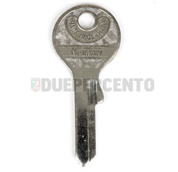 Chiave grezza NEIMAN per blocca sterzo, per Vespa 50 N/ L/ S / 50 Special/ R/ PV/ 125GT/ Sprint/ Sprint Veloce/ TS/ GTR/ Rally/ Ape