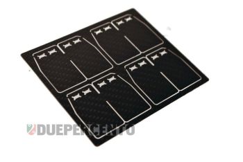 Petali in carbonio MRP, per pacco lamellare V-FORCE 4, spessore da 0,42mm
