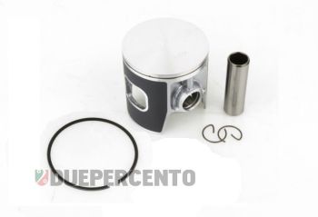 Pistone completo PINASCO per Kit 135cc Zuera Ø 57,5mm "C" 1 segmento, Vespa 125 ET3 Primavera/PK - grafitato