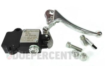 Pompa freno CRIMAZ 2.0 nera, per manubrio Vespa 50 Special/ ET3/ Primavera/ Super/ GTR/ Sprint V/ TS/ Rally