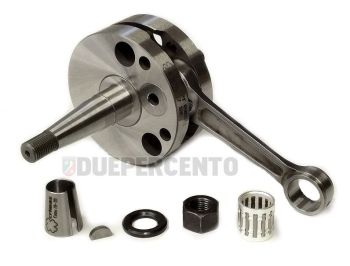 Albero motore CRIMAZ SUPER EASY spalle piene Ø 82, cono 19 con spessore conico da 20, biella 97, corsa 51 per Vespa 50/ 50 Special/ ET3/ Primavera