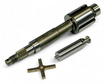 Albero cambio CRIMAZ con stelo + crociera piatta per Vespa PX125-200 E Lusso 2°/ '98/ MY/ '11/ T5