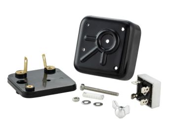 Raddrizzatore nero per Vespa 125 VNB-TS/150 VB/VL/VS/VBA/VBB/GL/GS/Sprint/V/Super/180-200 Rally adatto anche per Vespa 50 S/Special Elestart/SR/SS/90 R/SS/125 PV