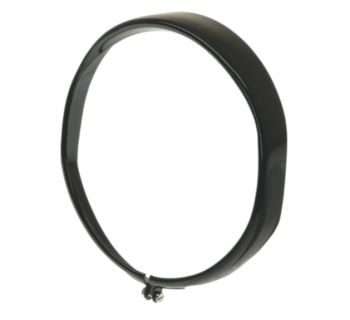 Cornice fanale CIF "BLACK" Ø115mm per Vespa 50SS/ 90SS/ 125 ET3/ Primavera/ Super