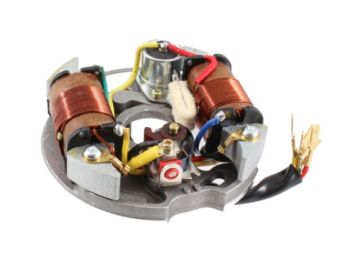 Statore RMS Classic 6V - 25W, 5 cavi, 2 bobine per Vespa 50/​N/​L/​R 1°/​Special V5A2/​V5B1 1°