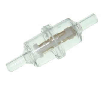 Filtro tubo benzina trasparente in plastica - tubo Ø 8mm