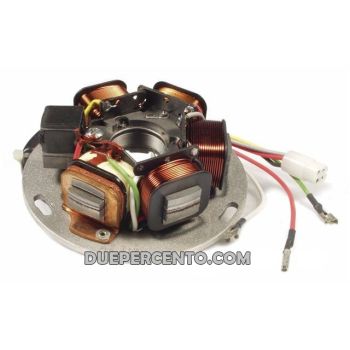 Statore 7 cavi, 5 bobine per Vespa PX125-200 E Lusso con batteria