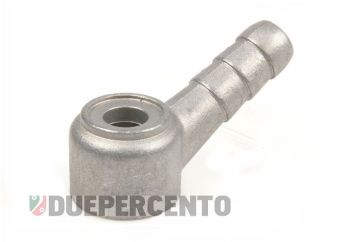 Raccordo tubo benzina DELL'ORTO per carburatore SI, per PX125-200/ P200E/ Rally180-200/ GTR/ TS/ Sprint/ GL/ VBB/ VNB