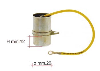 Condensatore rinforzato CEAB per Vespa 125 VU1/ 125 VM1-2/ 125 VN1-2/ 150 VL1-3/ 150 VB1/ 150 GS/ 160 GS/ 180 SS/ APE 50 69'-71'/ APE 150 53'-58