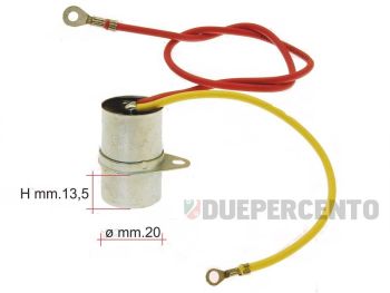 Condensatore rinforzato CEAB per Vespa 125 GT/ GTR/ TS/ Super / Sprint Veloce/ Ape C150