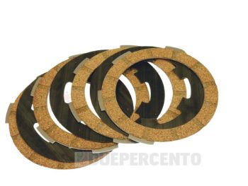 Dischi frizione CIF per frizione 6 molle, 4 dischi sughero, 3 infradischi, 6 molle per Vespa PK50/ S/ SS/ XL/ XL2/ FL/ HP/ N/ Rush/ Ape