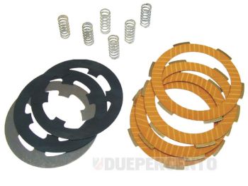 Dischi frizione CIF per frizione 6 molle, 4 dischi sinterizzati, 3 infradischi, 6 molle per Vespa PK50/ S/ SS/ XL/ XL2/ FL/ HP/ N/ Rush/ Ape