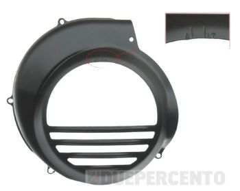 Coprivolano nero per Vespa PX125-200/PE/Lusso /`98/MY/`11/Cosa con starter elettrico