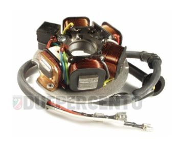 Statore PIAGGIO 3 cavi, 1 connettore a 5 pin, 5 bobine con avviamento elettrico per Vespa PK50-125 S/ SS/ ETS/ APE FL/ FL2 50/ FL3