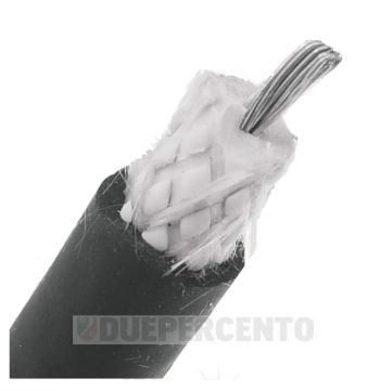 Cavo candela in silicone, CIF nero, Ø 7 mm, L=60 cm