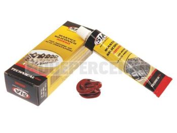 Mastice rosso "555" per guarnizioni alta temperatura, 75ml