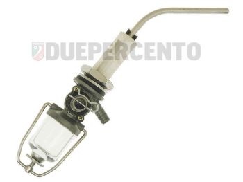 Rubinetto benzina con bicchierino in vetro per Vespa 125 VNB1-6/ 150 VBB1-2/ 150GL/ GT/ GTR/ TS/ SPRINT adatto anche per Vespa 150 GS VS1-5T