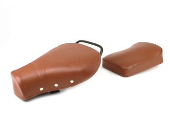 Sella monoposto con cuscino marrone per Vespa 125 VNB1-5/ 150 VBA/ VBB/ GL