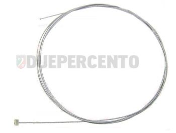 Cavo acceleratore con barilotto fisso Ø 1,2mm L=2000mm per Vespa 50/ 50 special/ ET3/ PK50-125/ PX125-200/Rally/ GTR/ GL