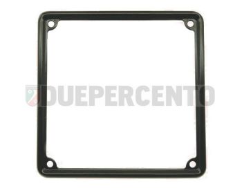 Cornice targa 170 x 170mm in acciaio colore nero per Vespa/ Lambretta