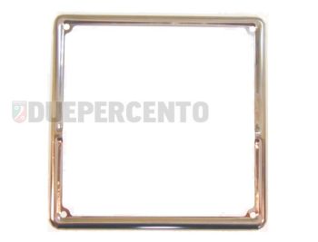 Cornice targa 177 x 177 mm in acciaio per Vespa/ Lambretta