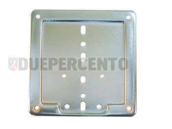 Portatarga Vespa, 170 x 170 mm, ferro cromato