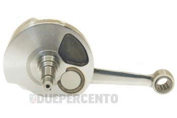 Albero motore MAZZUCCHELLI, anticipato, biella 105, corsa 57, cono 17mm maggiorato a 20mm per Vespa 125 VNB/ GT/ GTR 1°/ Super/ TS/ 150 VBA/ VBB/ GL/ Sprint/ Super