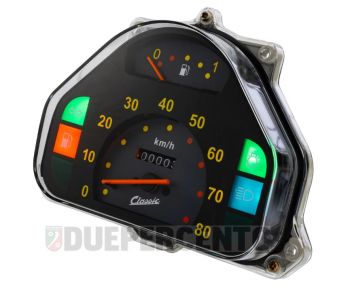 Contachilometri SIP Classic scala 80km/h per Vespa PK50 XL FL/HP/N Plurimatic/XL2