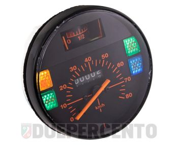Contachilometri Ø=105mm scala 80km/h, per Vespa PK50 S Lusso/SS/Automatica/XL/N/Plurimatic/XLS